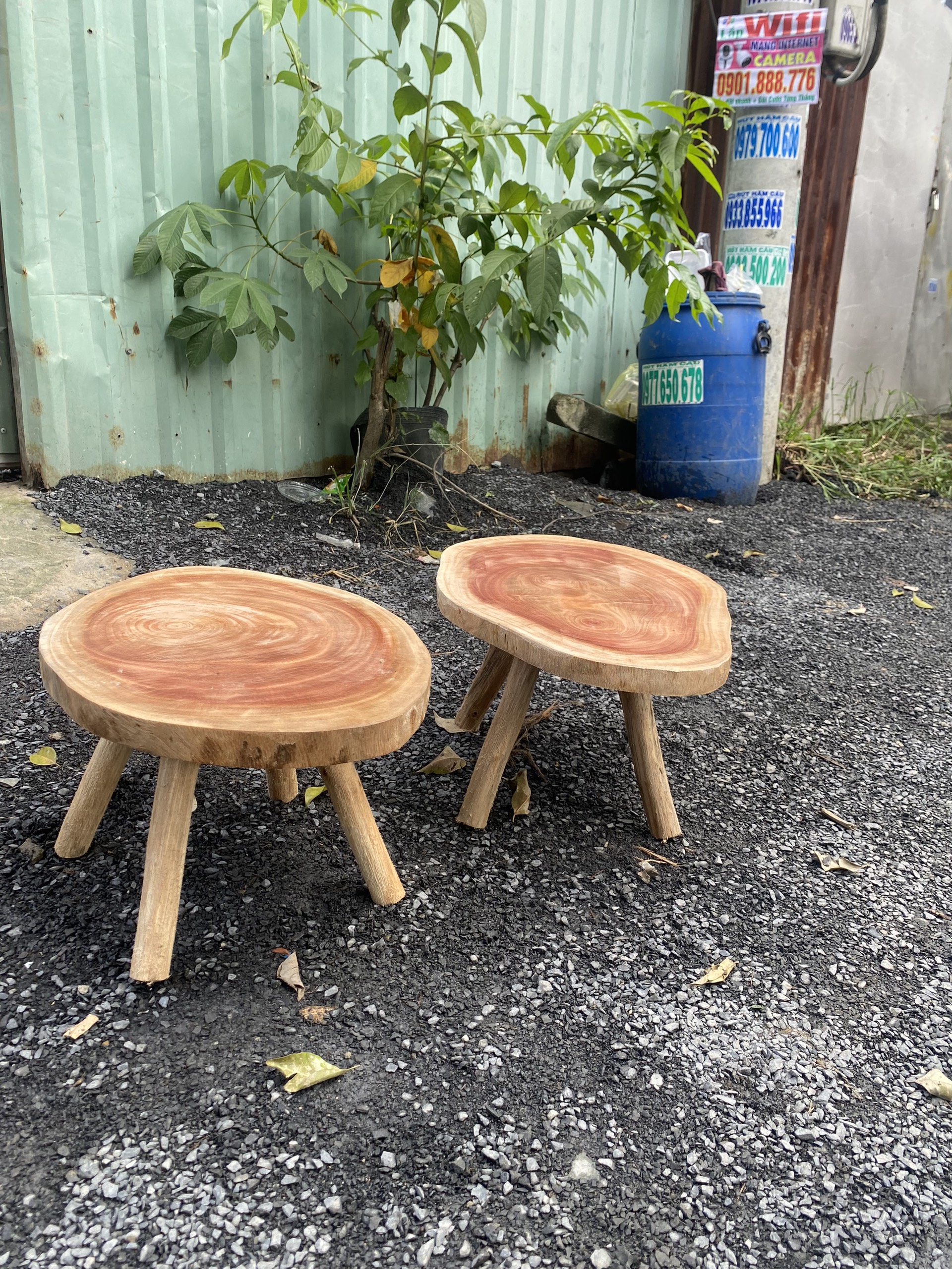 Bàn Gỗ Tự Nhiên Decor, Bàn Gỗ Mặt Thớt Trang Trí, Bàn Cafe Trang Trí, Bàn Gỗ Decor Giá Rẻ 5