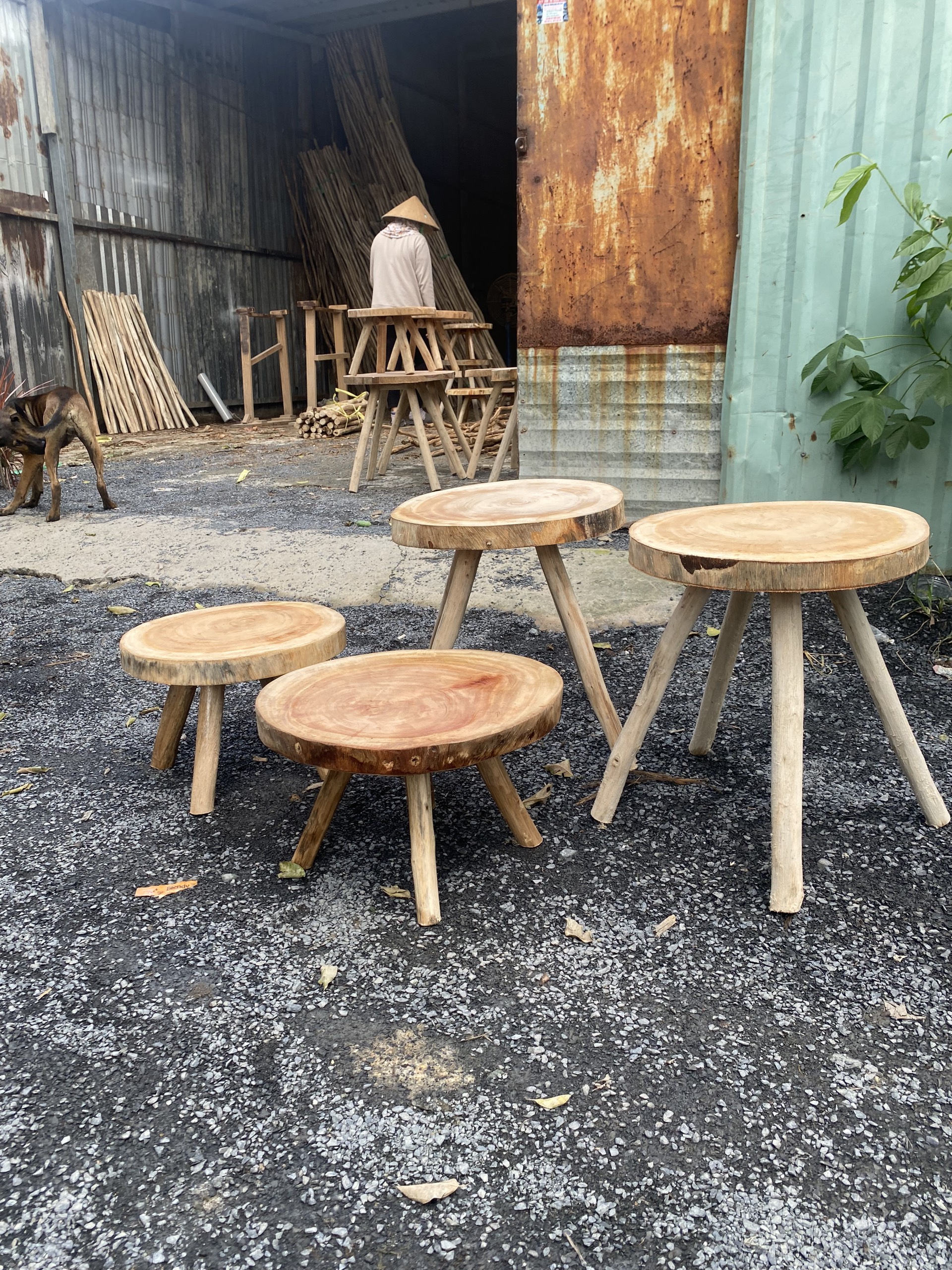 Bàn Gỗ Tự Nhiên Decor, Bàn Gỗ Mặt Thớt Trang Trí, Bàn Cafe Trang Trí, Bàn Gỗ Decor Giá Rẻ 7