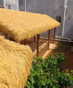 Cuộn Mái Rơm Vàng Nhân Tạo