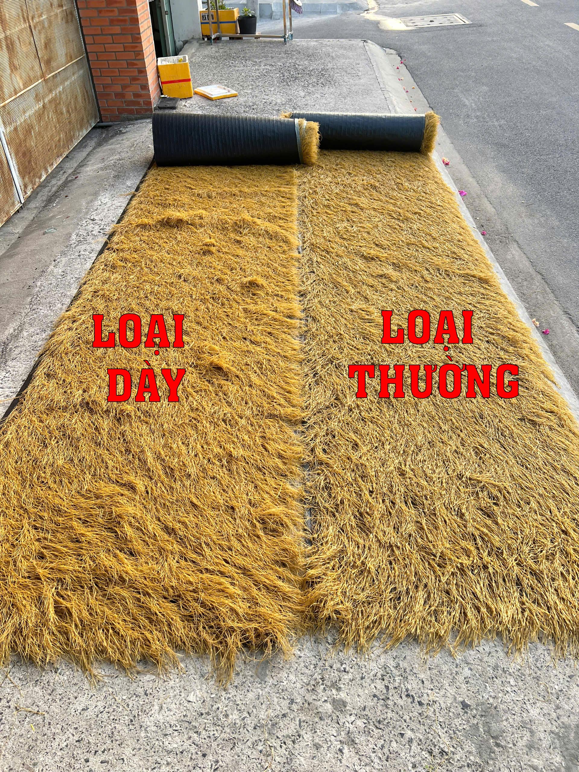 Cuộn Mái Rơm Vàng Nhân Tạo, Cỏ Rơm Vàng Nhân Tạo ( Bán Lẻ Theo Yêu Cầu) (7)