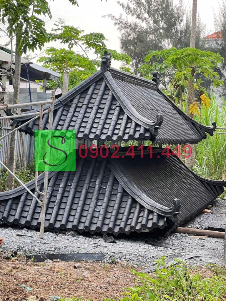 thi công ngói nhựa âm dương